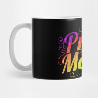 Rainbow Color Pride Month Logo LGBTQ Gay Lesbian Mug